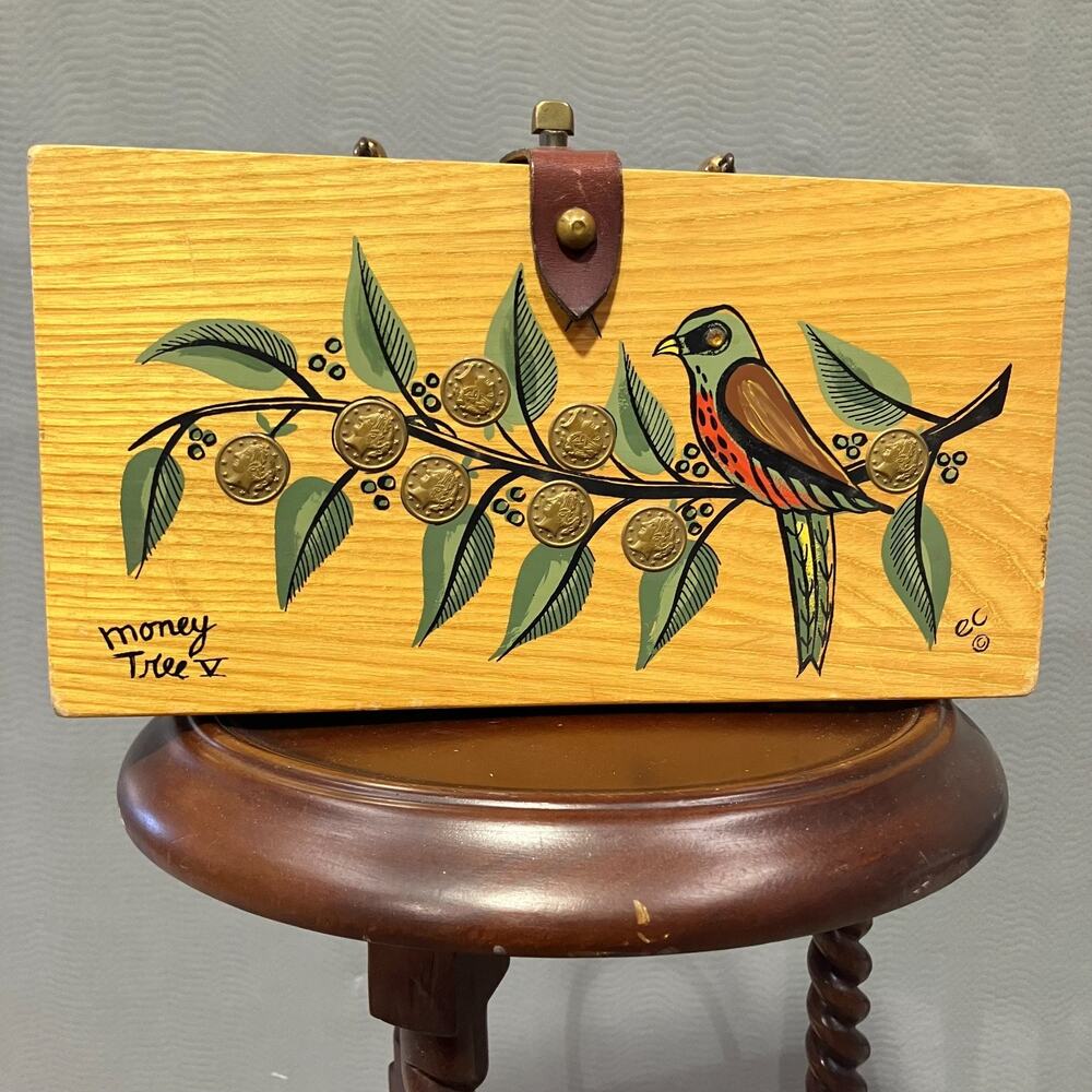 1962 Original Box Bag by Collins of Texas "Money Tree V" DT8000